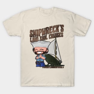 Shipwreck's Land Sail Crusies T-Shirt